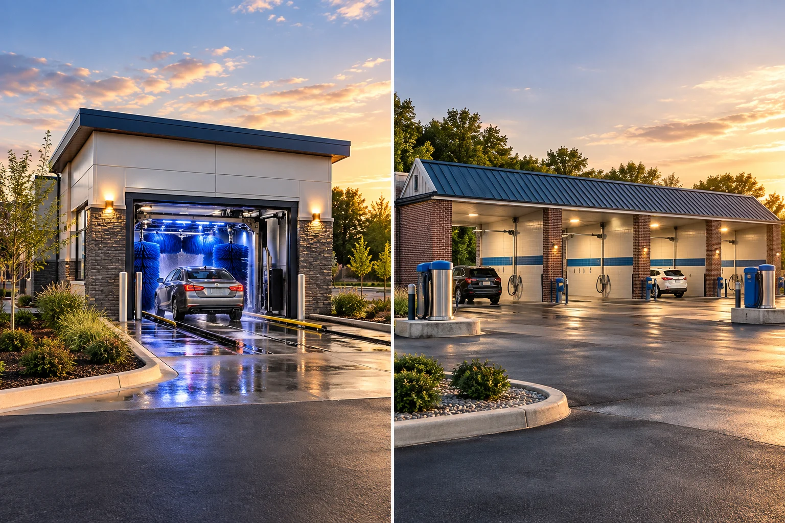Express tunnel car wash property