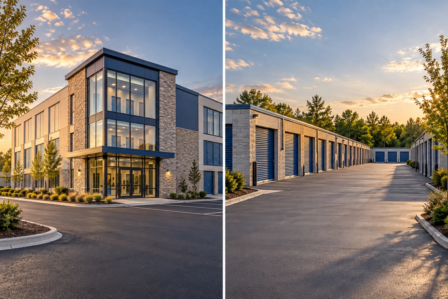 Multistory climate-controlled self-storage facility